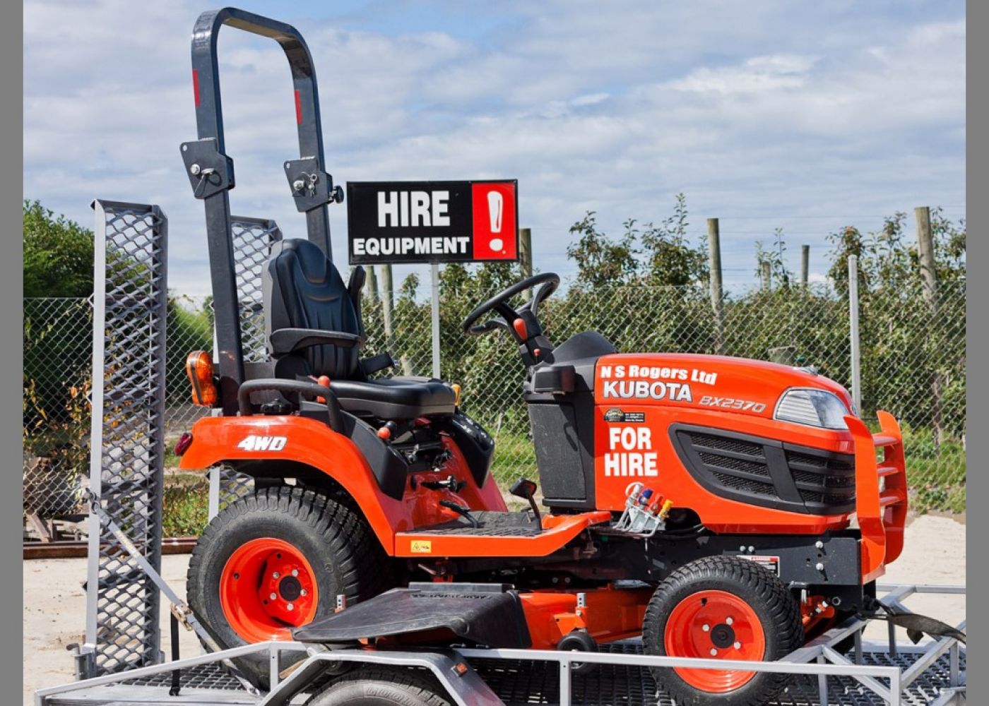 Ride On Mower for hire