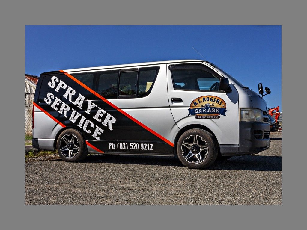 On Site Sprayer Service Van