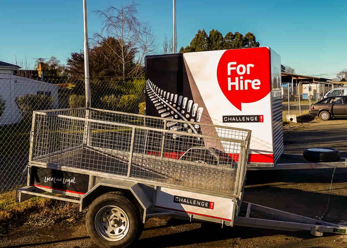 Caged & Furniture Hire Trailers