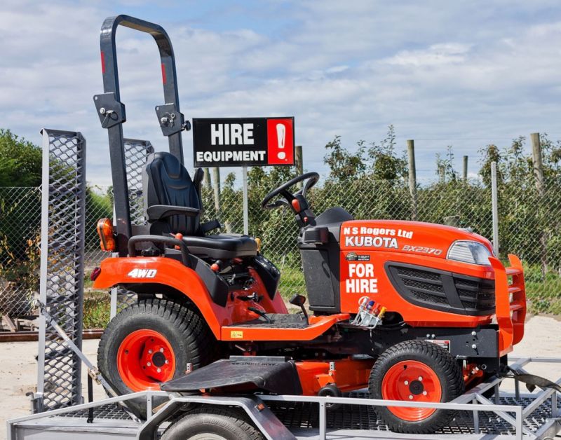 Kubota Ride On Mower for hire